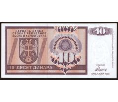 10 dinar 1992 Bosna a Hercegovina