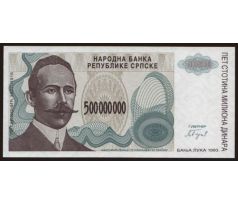 500 000 000 dinár 1993 Bosna a Hercegovina