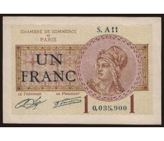 1 frank 1920 Paríž