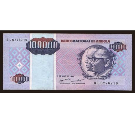 100 000 kwanzas 1995 Angola