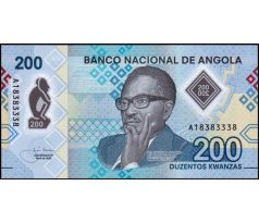 200 kwanzas 2020 polymerová bankovka