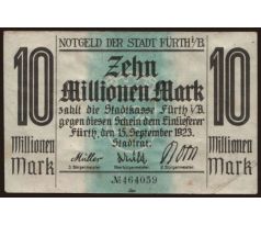 10 000 000 marka 1923 Furth