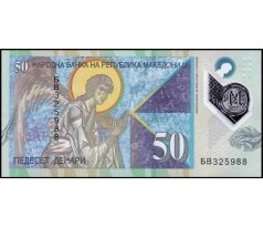 50 denár 2018 Macedónia polymerová bankovka