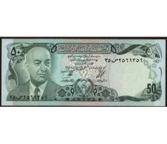50 afganis 1977 Afganistan
