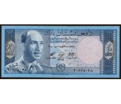 20 afganis 1961 Afganistan