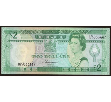 2 dollars 1988-95 Fidži