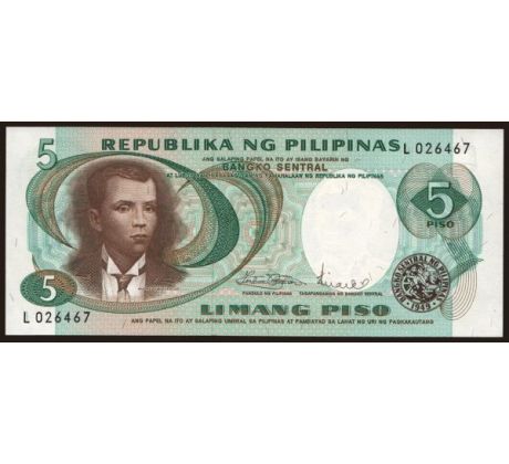 5 piso 1969 Filipíny