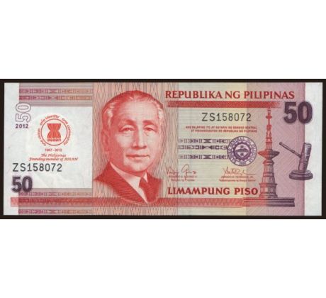 50 piso 2001-13 Filipíny pamätná bankovka