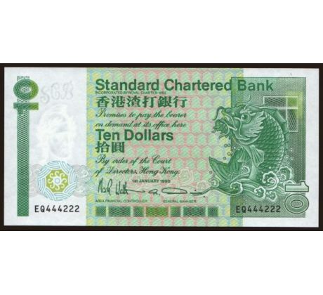 10 dollar 1990 Hongkong