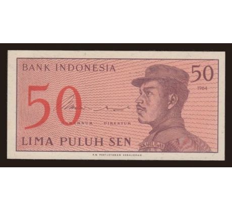 50 sen 1964 Indonézia