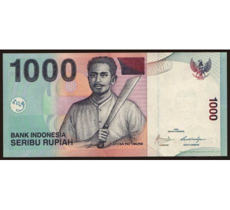 1 000 rupiah 2009-16 Indonézia