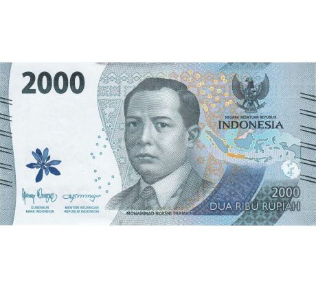 2 000 rupia 2022 -24 Indonézia