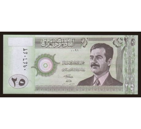 25 dinar 2001