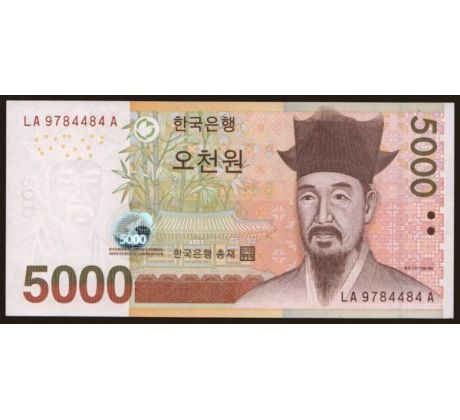 5 000 won 2006 Južná Korea