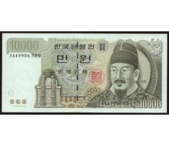 10 000 won 2000 Južná Korea