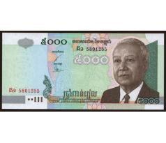 5 000 riels 2001 Kambodža
