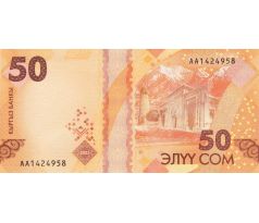 50 som 2023 Kirgizsko pamätná bankovka