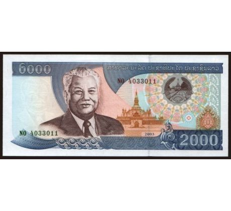 2 000 kip 1997 - 2003 Laos