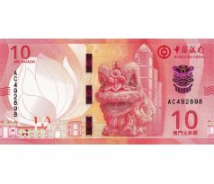 10 pacatas 2020 Macao banka Čína