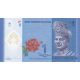 1 ringgit 2011-21 Malajzia polymerová bankovka