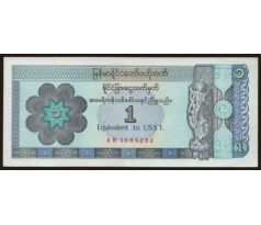 1 dollar 1993 Mjanmarsko Burma