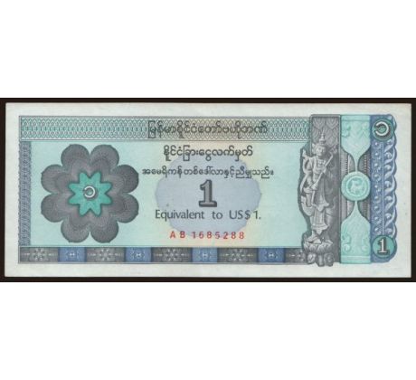 1 dollar 1993 Mjanmarsko Burma