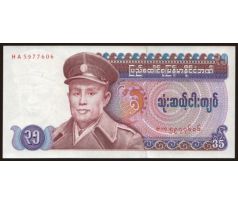 35 kyats 1986 Mjanmarsko Burma