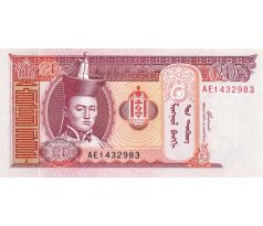 20 tugrik 2002-20 Mongolsko