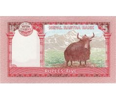5 rupees 2017-20 Nepál