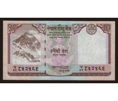 10 rupees 2008-15 Nepál