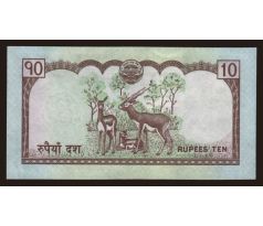 10 rupees 2008-15 Nepál