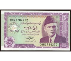 5 rupia 1997 Pakistan pamätná bankovka