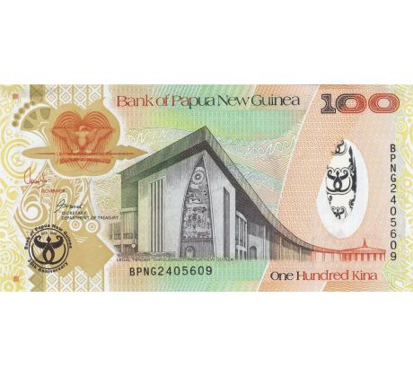 100 kina 2008 Papua Nová Guinea pamätná bankovka
