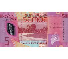 5 tala 2023 Samoa polymerová bankovka