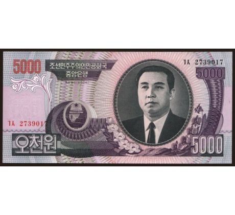 5 000 won 2006 Severná Korea