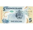 5 dollar 2019-22 Šalamúnové ostrovy polymer bankovka
