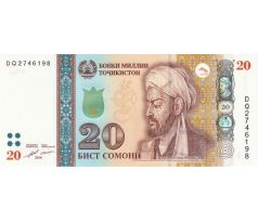 20 somoni 2018-22 Tadžikistan