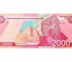 2 000 sum 2021 Uzbekistan