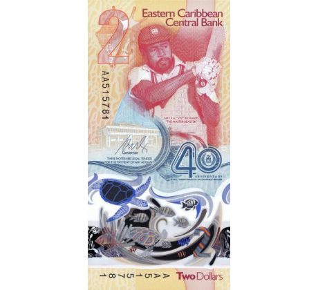 2 dollar 2023 pamätná polymerová bankovka