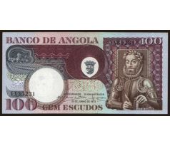 100 escudos 1973 Angola