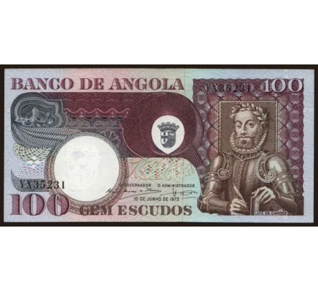 100 escudos 1973 Angola