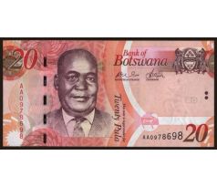 20 pula 2009-22 Botswana