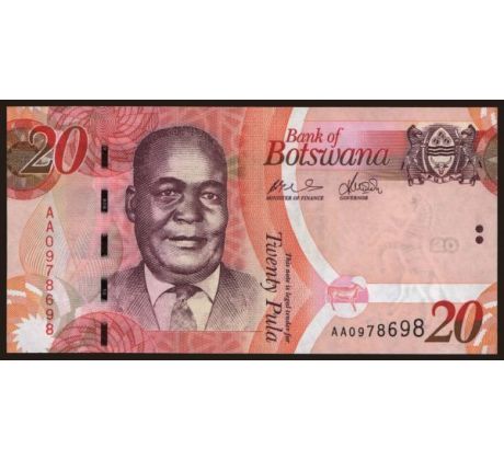20 pula 2009-22 Botswana