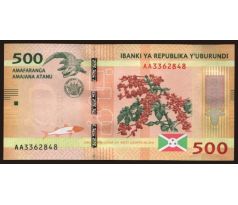 500 francs 2015-23 Burundi
