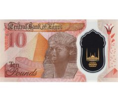 10 pounds 2022 Egypt  polymerová bankovka