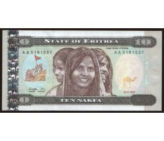10 nakfa 1997 Eritrea