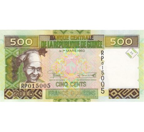 500 francs 2015-17 Guinea