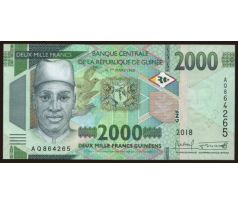 2 000 francs 2018-22 Guinea