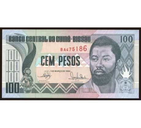 100 pesos 1990 Guinea Bissau