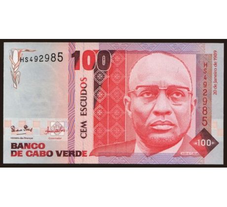 100 escudos 1989 Kapverdy